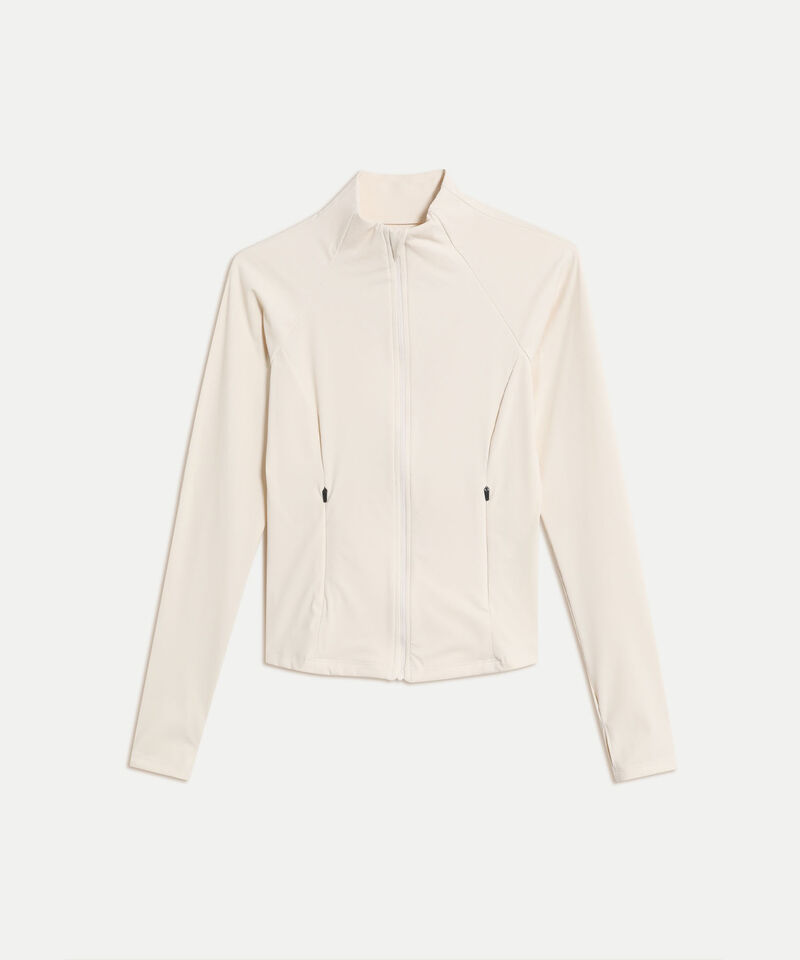 Buzo Para Mujer Crema