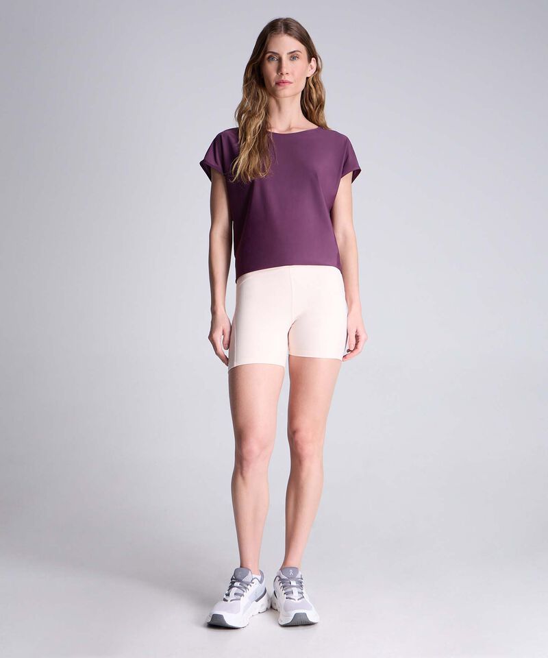 Camiseta Para Mujer Morado