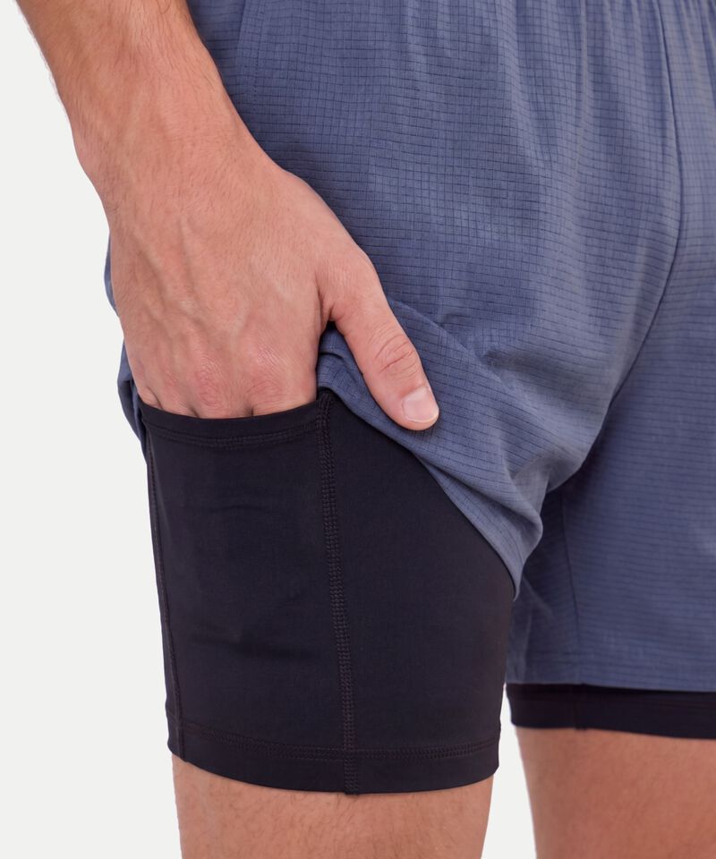 Bermuda Para Hombre Azul