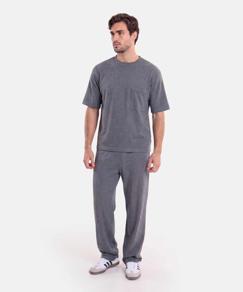 Camiseta Para Hombre Gris