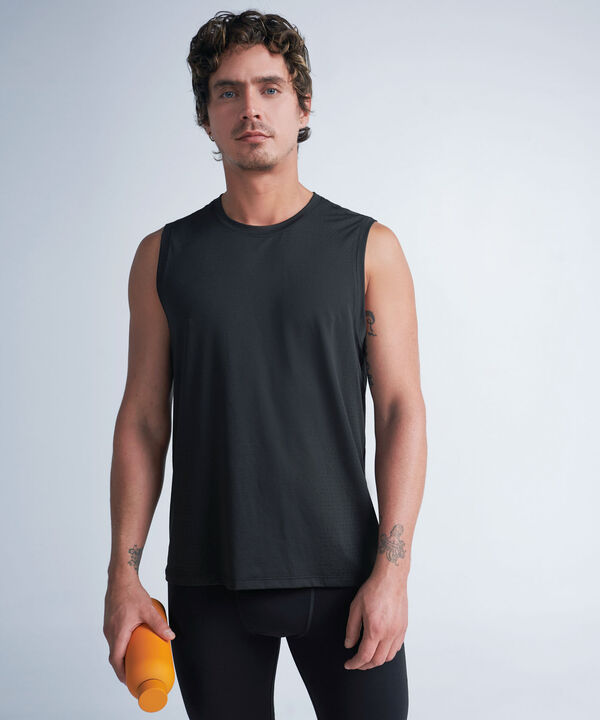 Camiseta Para Hombre Negro image number null
