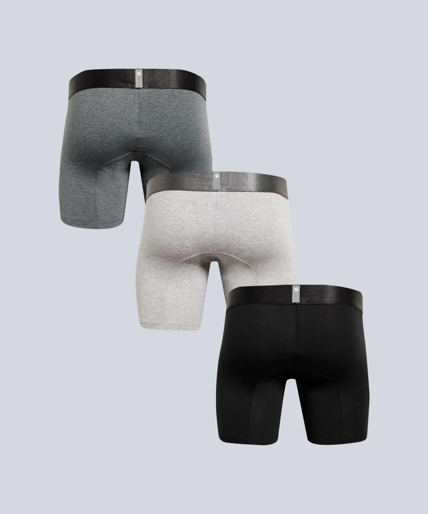 Boxer Para Hombre Gris