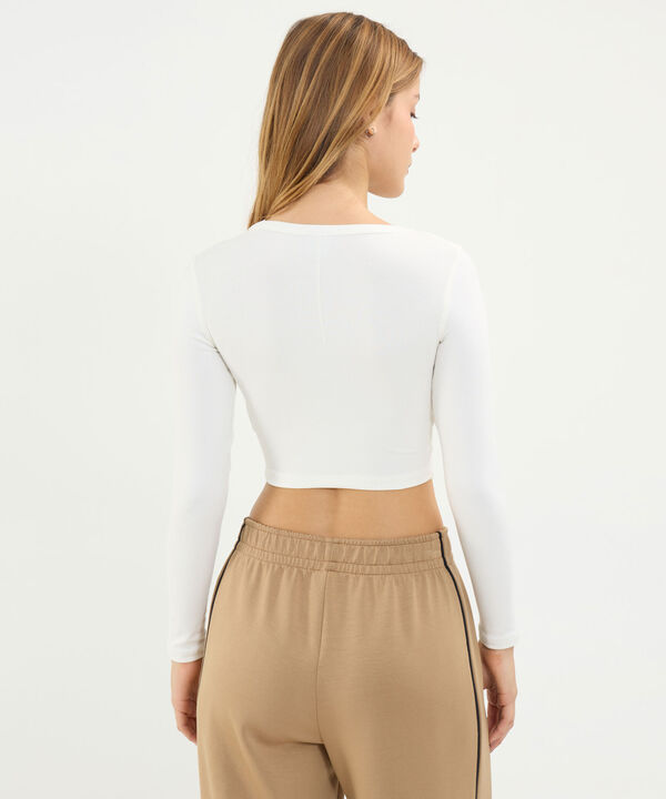 Camiseta Para Mujer Marfil