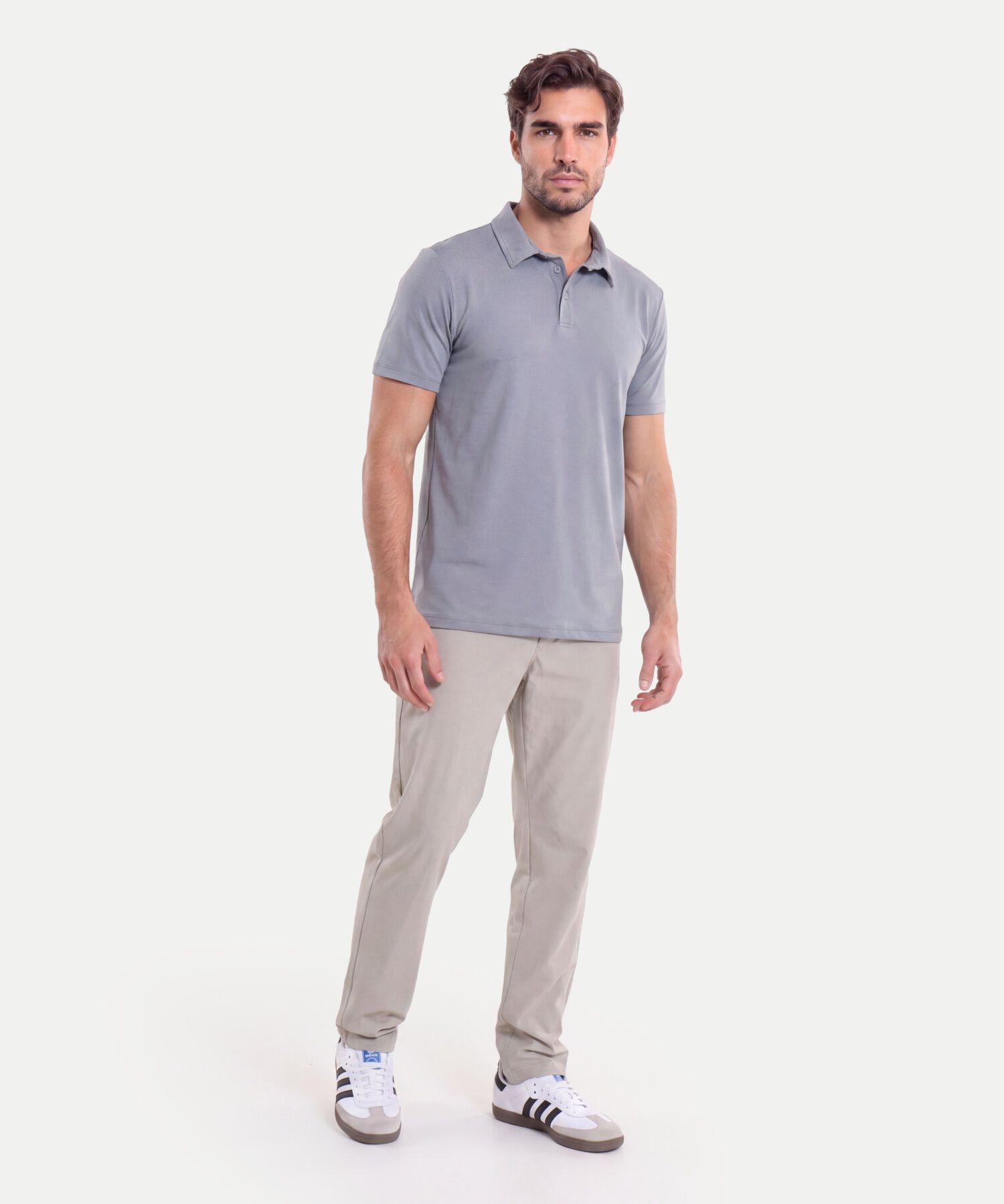Polo Para Hombre GrisOscuro