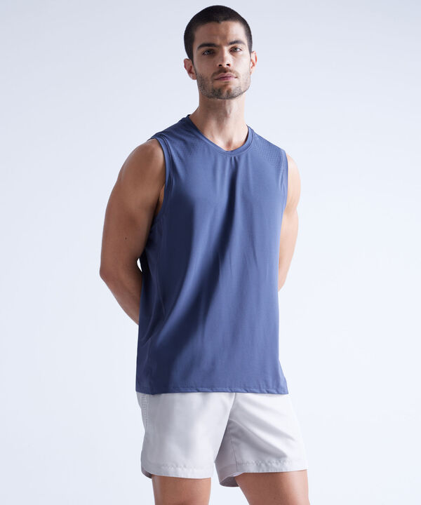 Camiseta Para Hombre GrisOscuro image number null