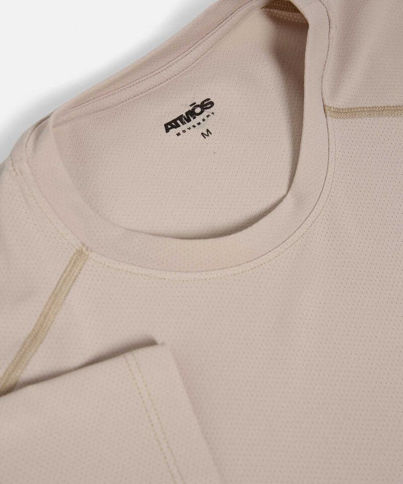 Camiseta Deportiva Manga Corta Regular Fit, Mocca