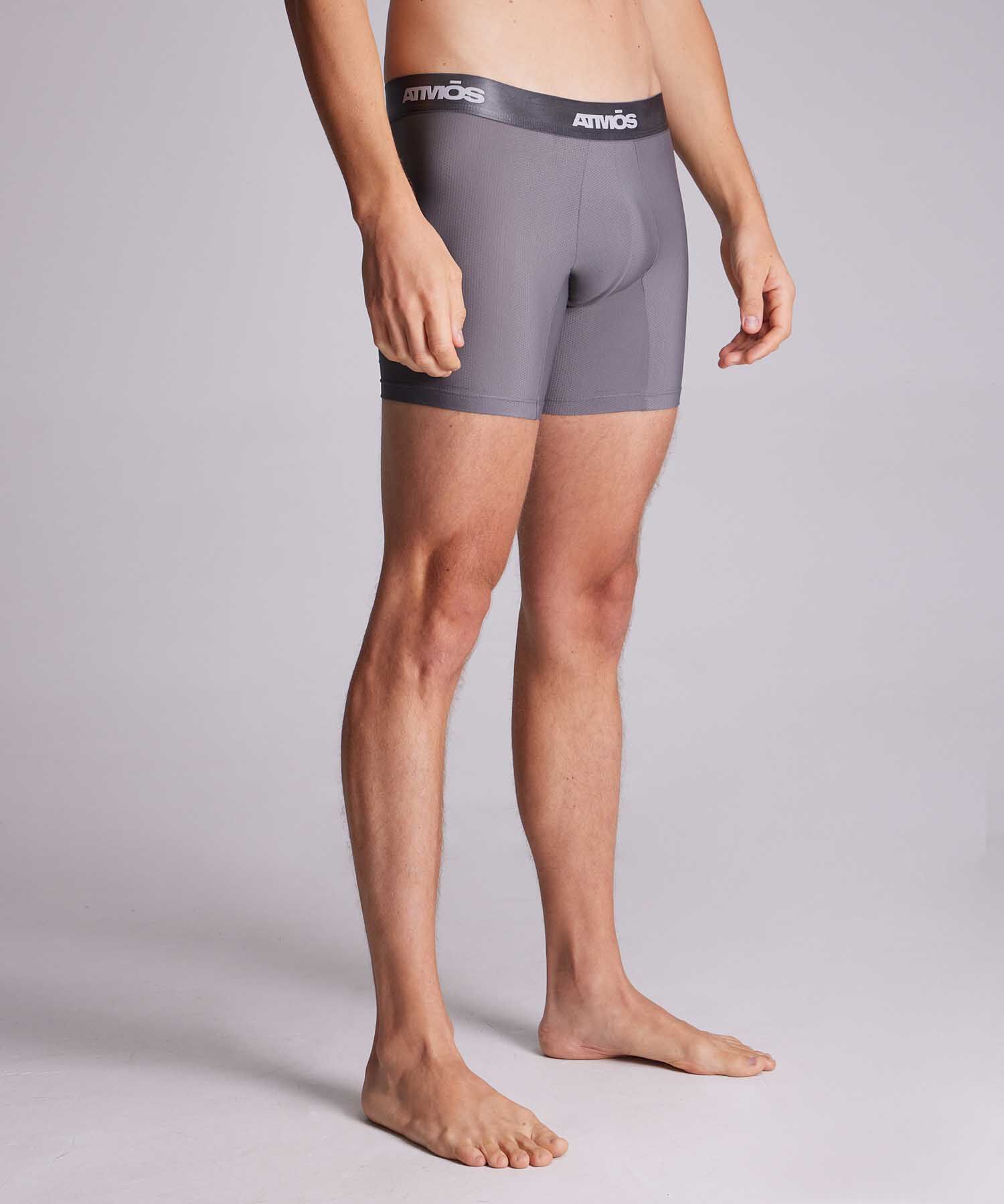 Boxer Para Hombre Gris