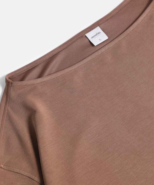 Camiseta Para Mujer Cafe image number null