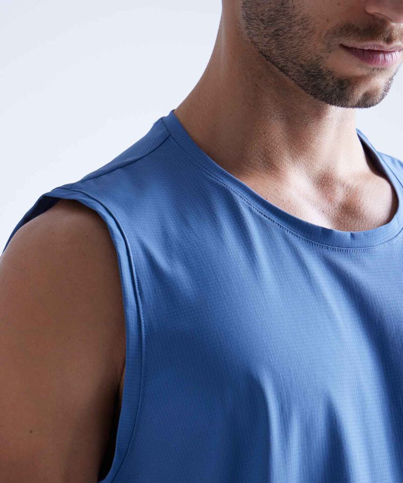 Camiseta Para Hombre AzulMedio