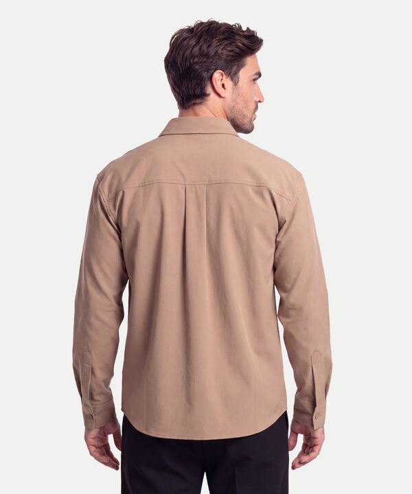Camisa Para Hombre CafeClaro