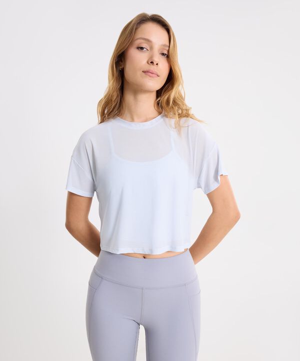 Camiseta Para Mujer AzulClaro image number null