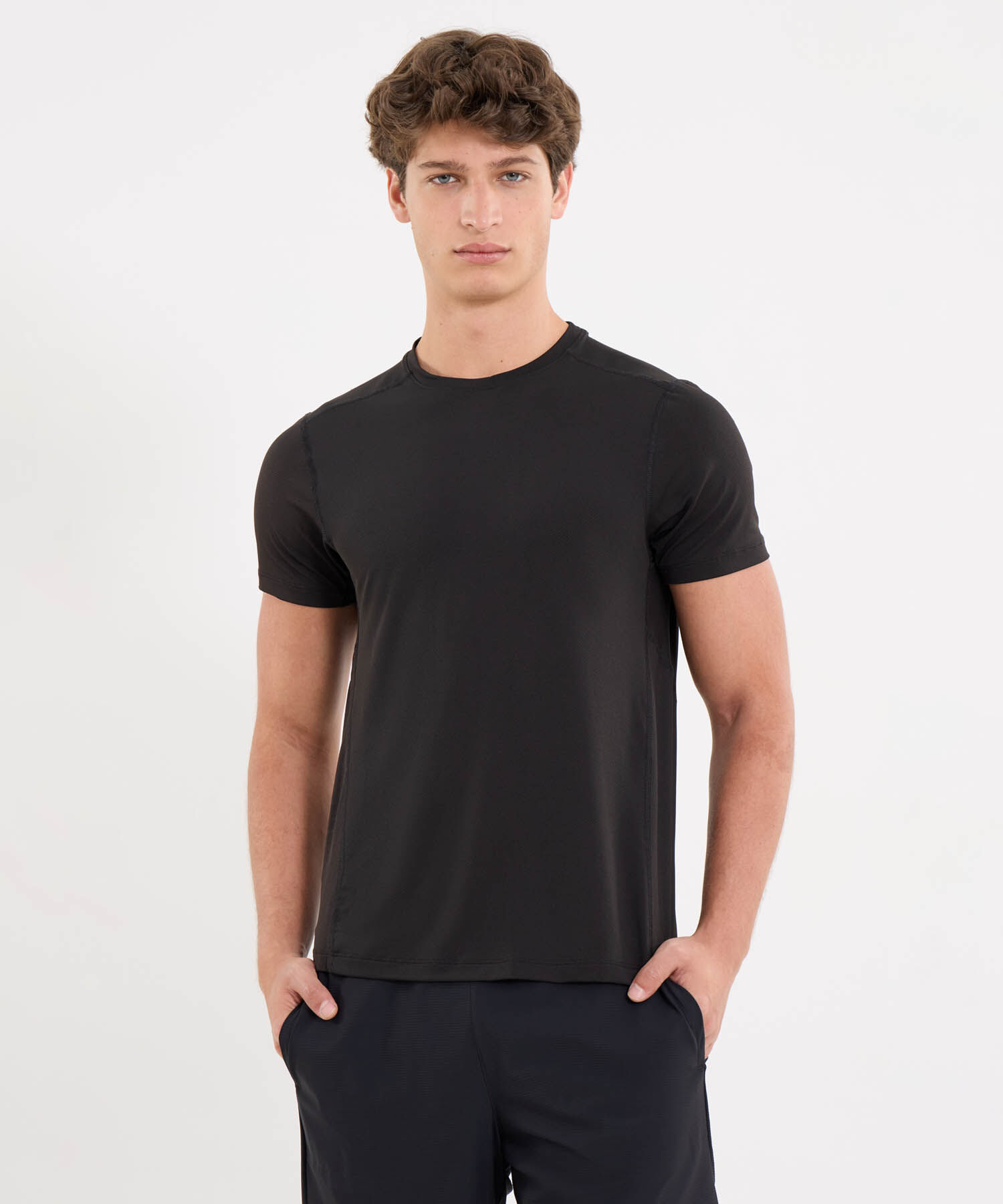 Camiseta Para Hombre Black