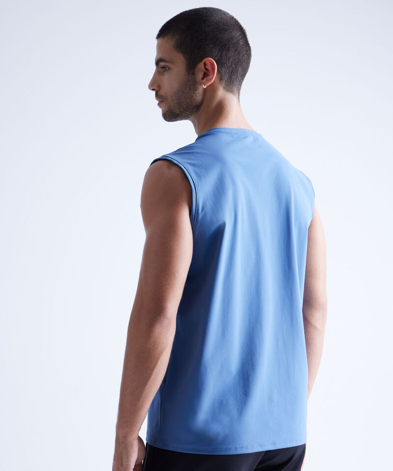 Camiseta Para Hombre AzulMedio