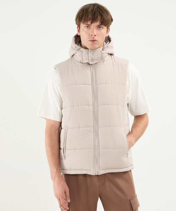 Chaleco Para Hombre Beige image number null