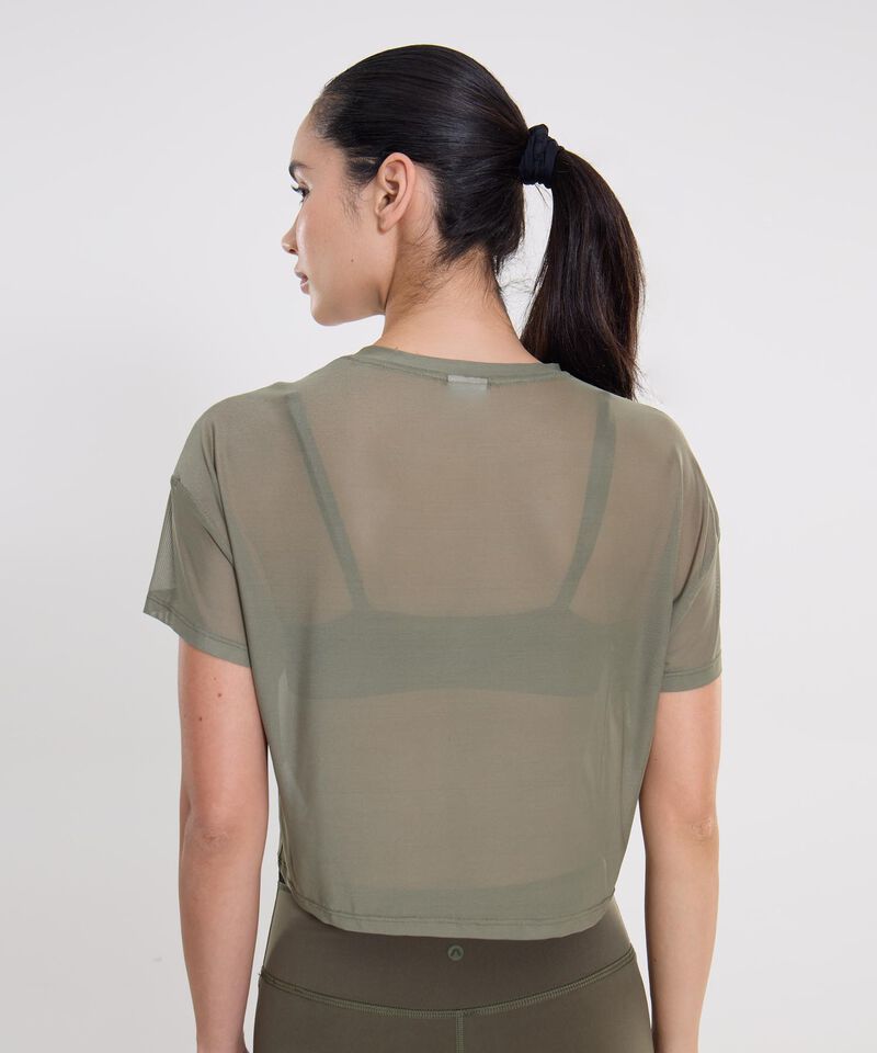 Camiseta Para Mujer Verde
