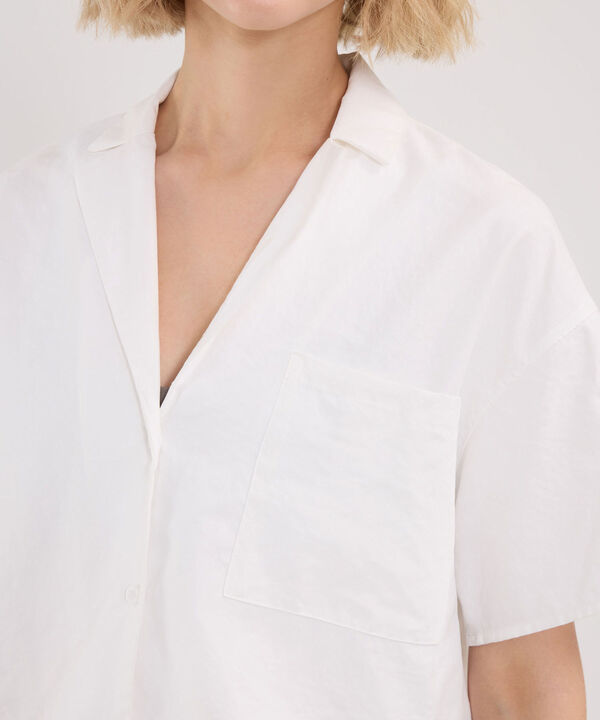Camisa Para Mujer Marfil image number null