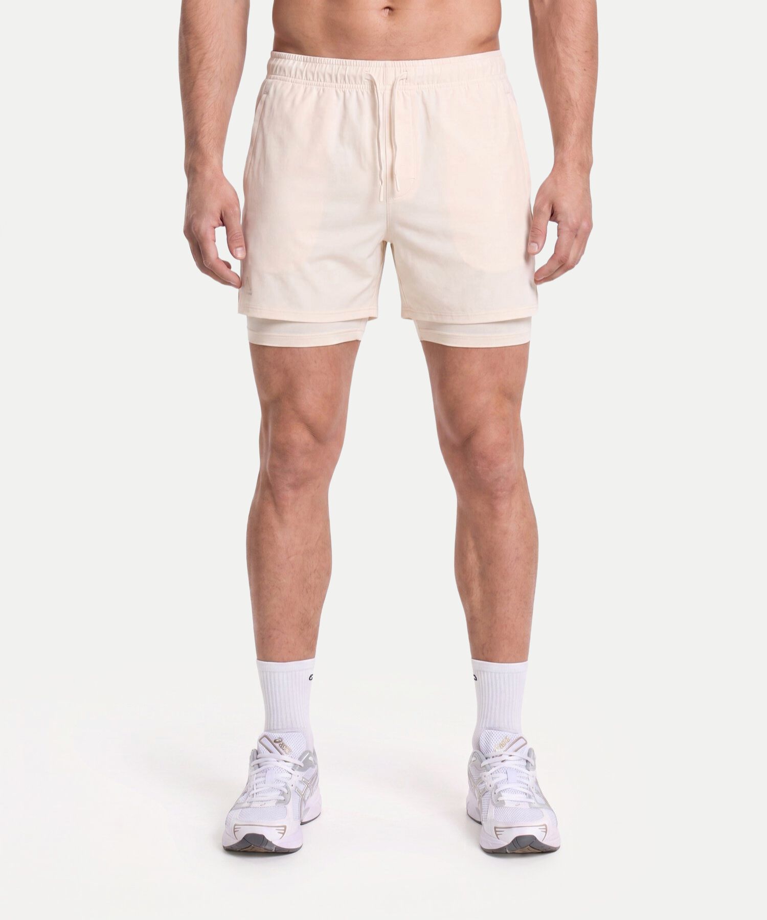 Bermuda Para Hombre Crema
