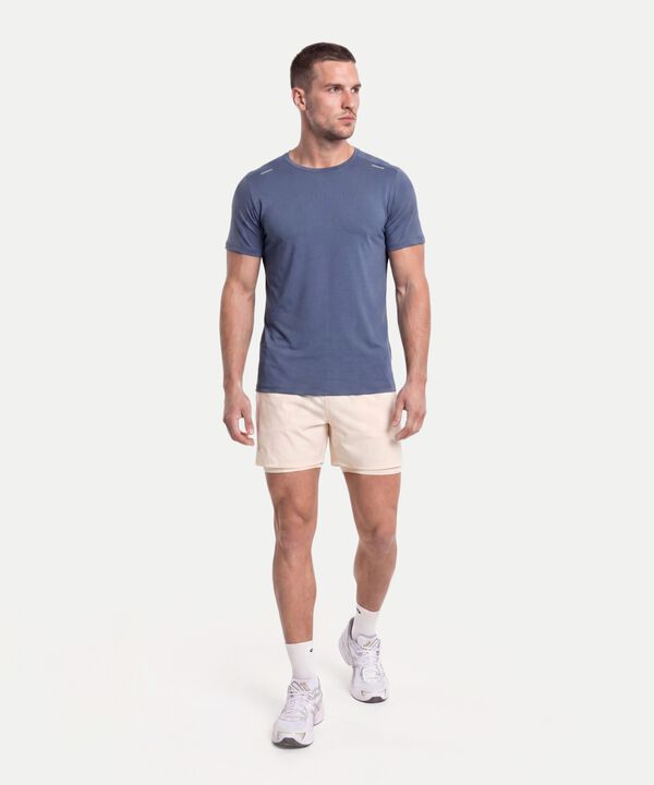Bermuda Para Hombre Crema