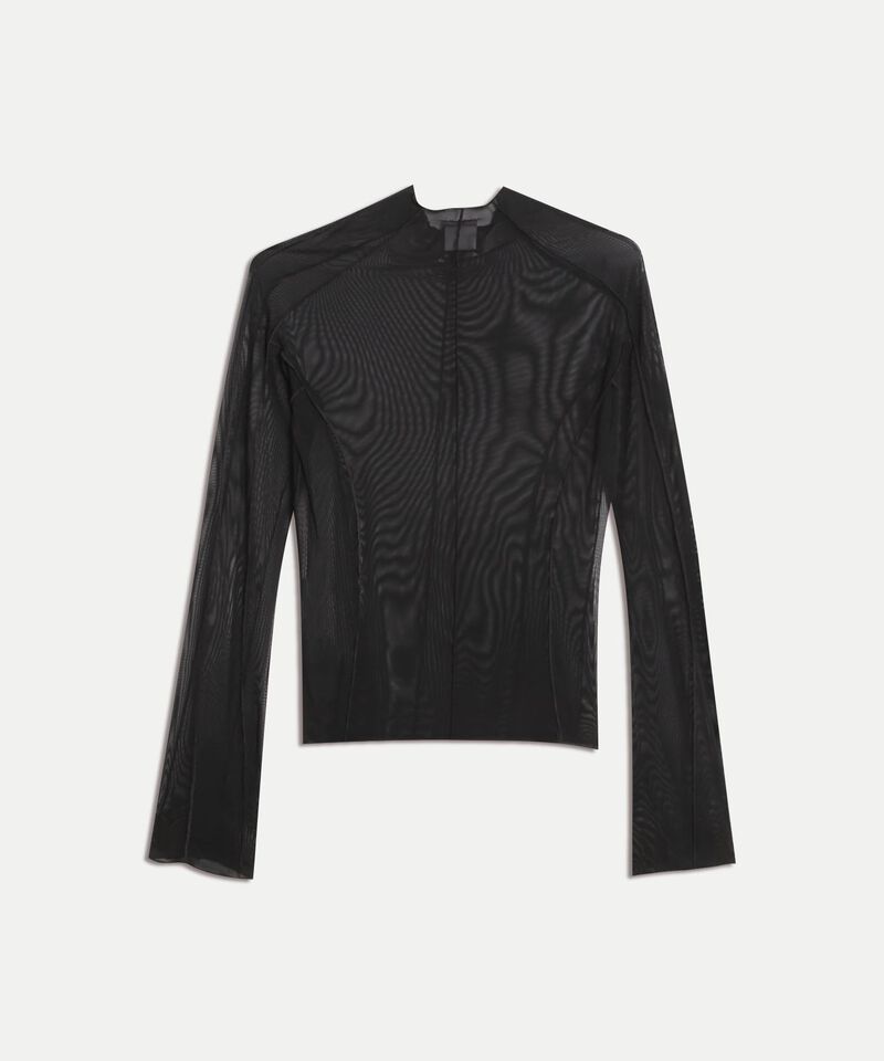 Camiseta Para Mujer Negro