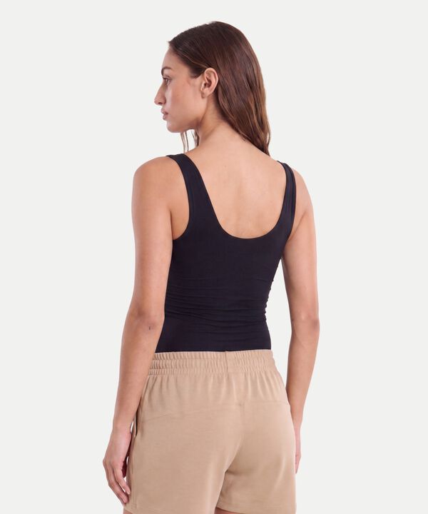 Camiseta Para Mujer Negro