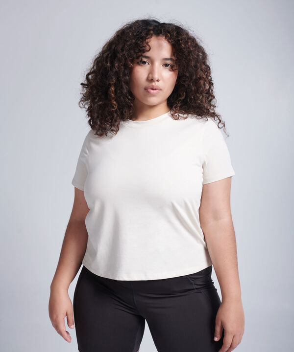 Camiseta Para Mujer Beige image number null