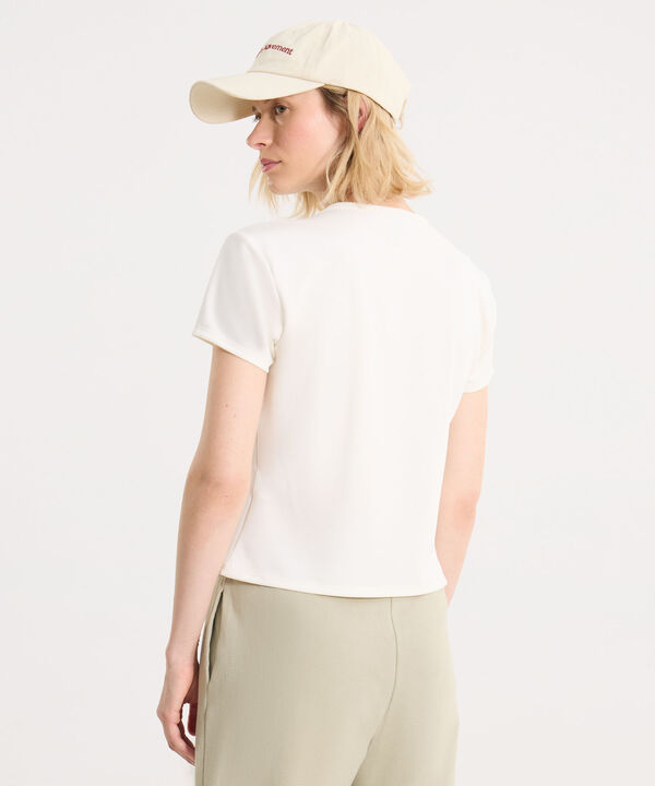 Camiseta Para Mujer Marfil