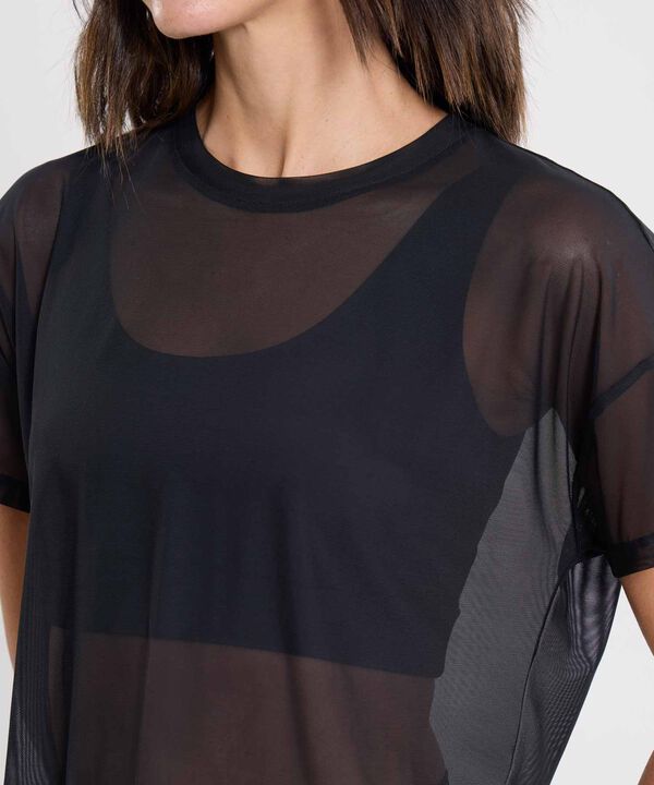 Camiseta Para Mujer Negro image number null