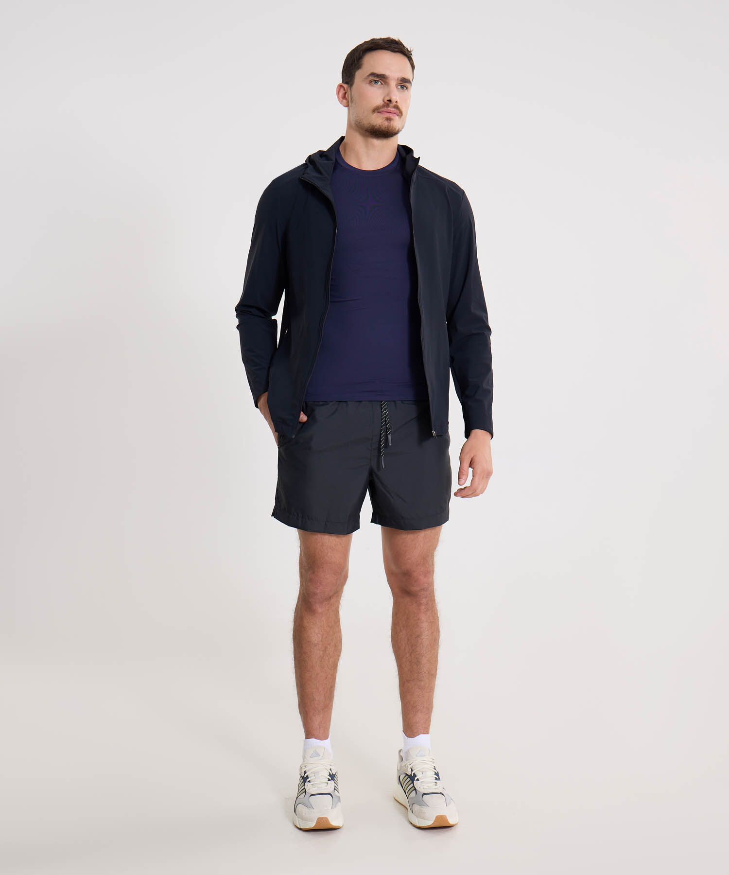 Camiseta Para Hombre AzulOscuro