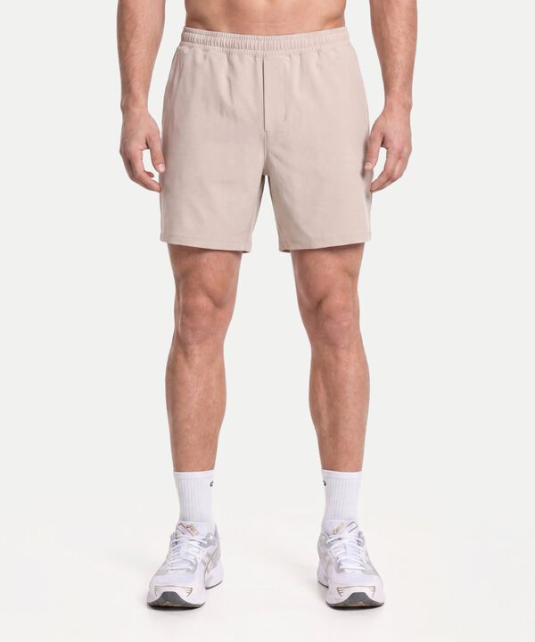 Bermuda Para Hombre Beige image number null