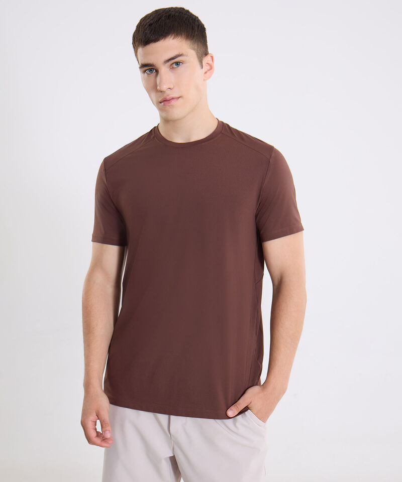 Camiseta Para Hombre CafeOscuro