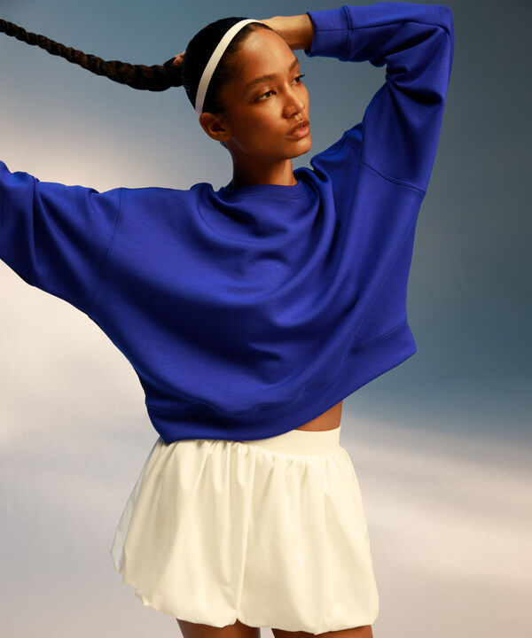 Falda Training Globo con Biker, Blanco image number null