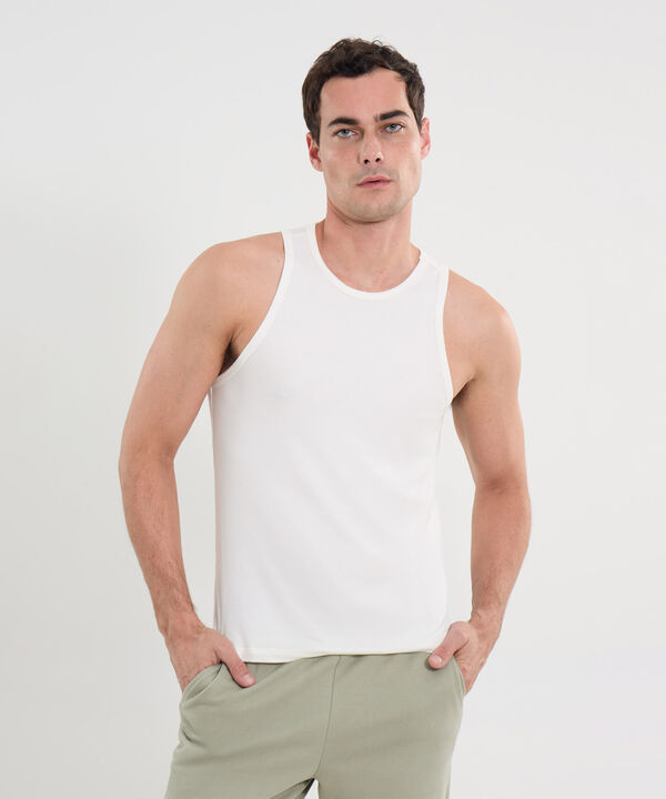 Camiseta Para Hombre Blanco image number null