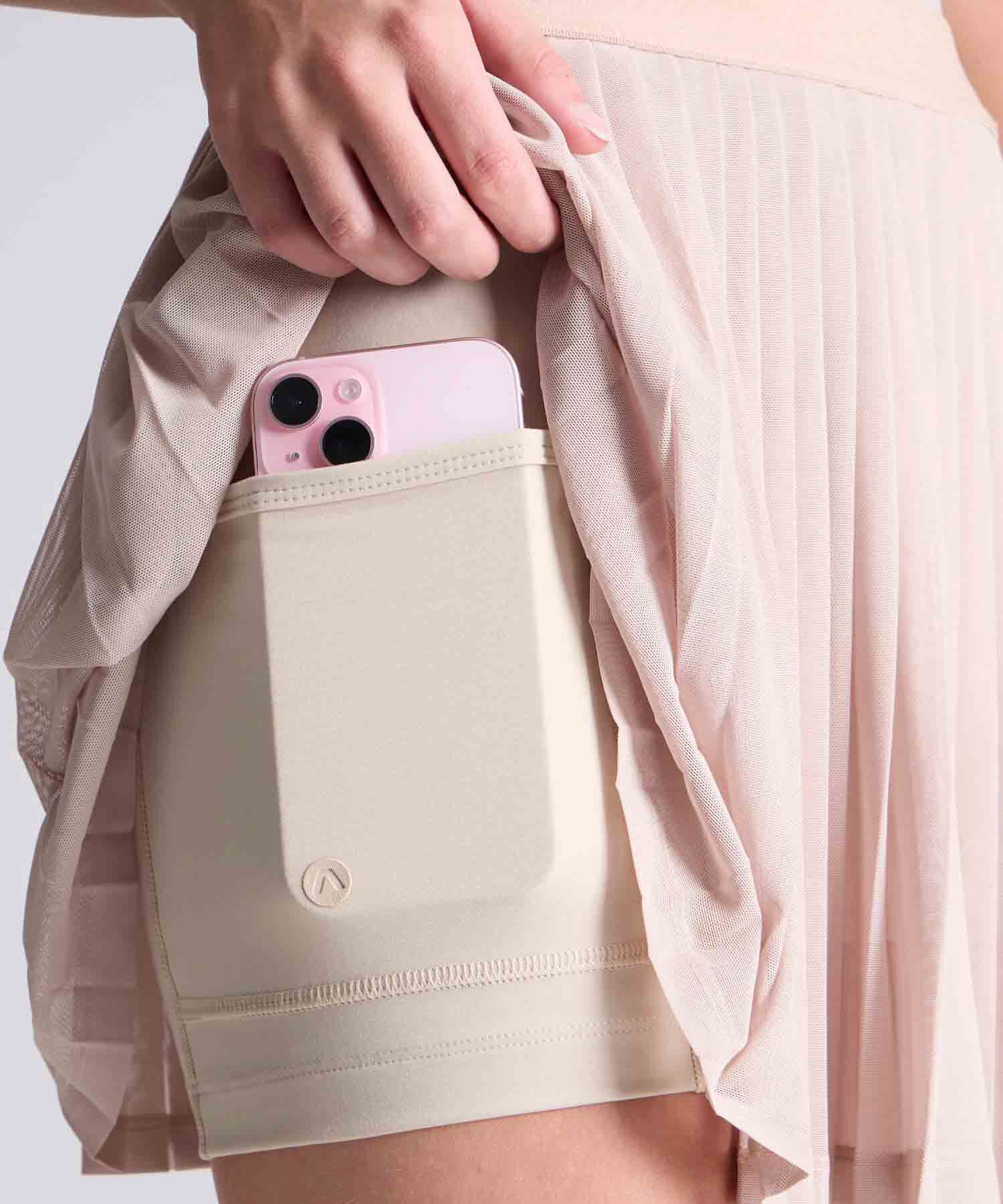 Falda Para Mujer Beige