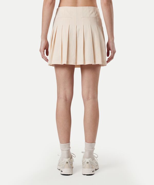 Falda Para Mujer Crema