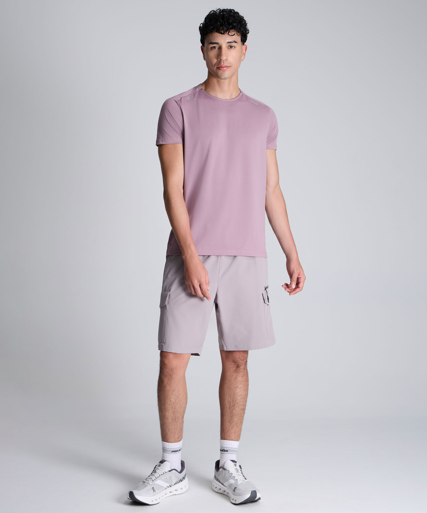 Camiseta Para Hombre Lila