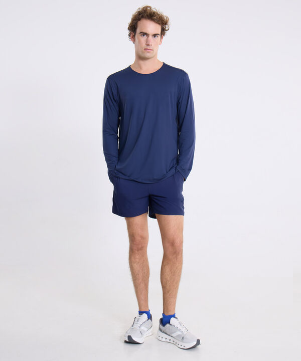 Camiseta Para Hombre AzulOscuro