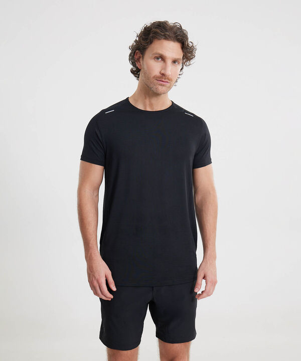 Camiseta Para Hombre Black image number null