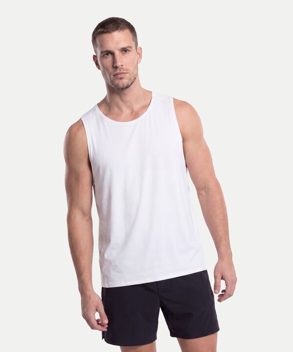 Camiseta Para Hombre Blanco image number null