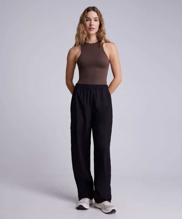 Pantalon Para Mujer Negro image number null