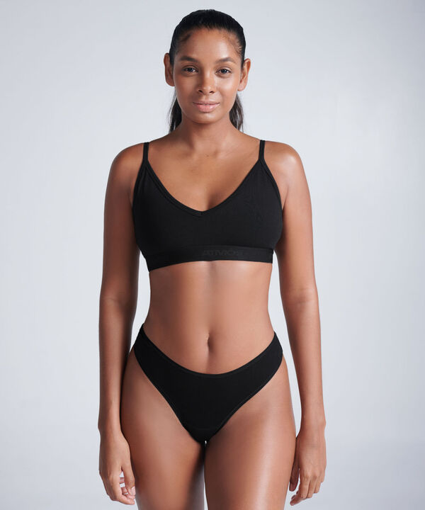 Panty Para Mujer Negro image number null