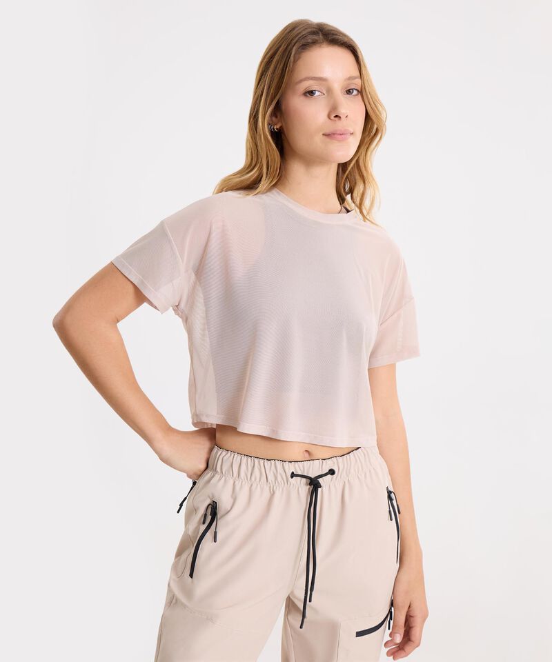 Camiseta Para Mujer Beige