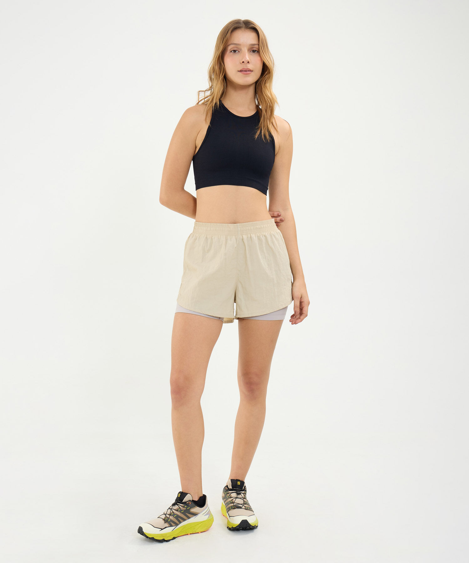 Short Para Mujer Beige