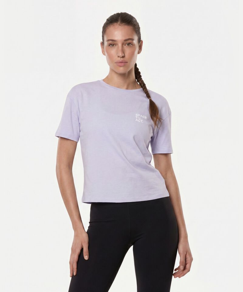 Camiseta Para Mujer Lila