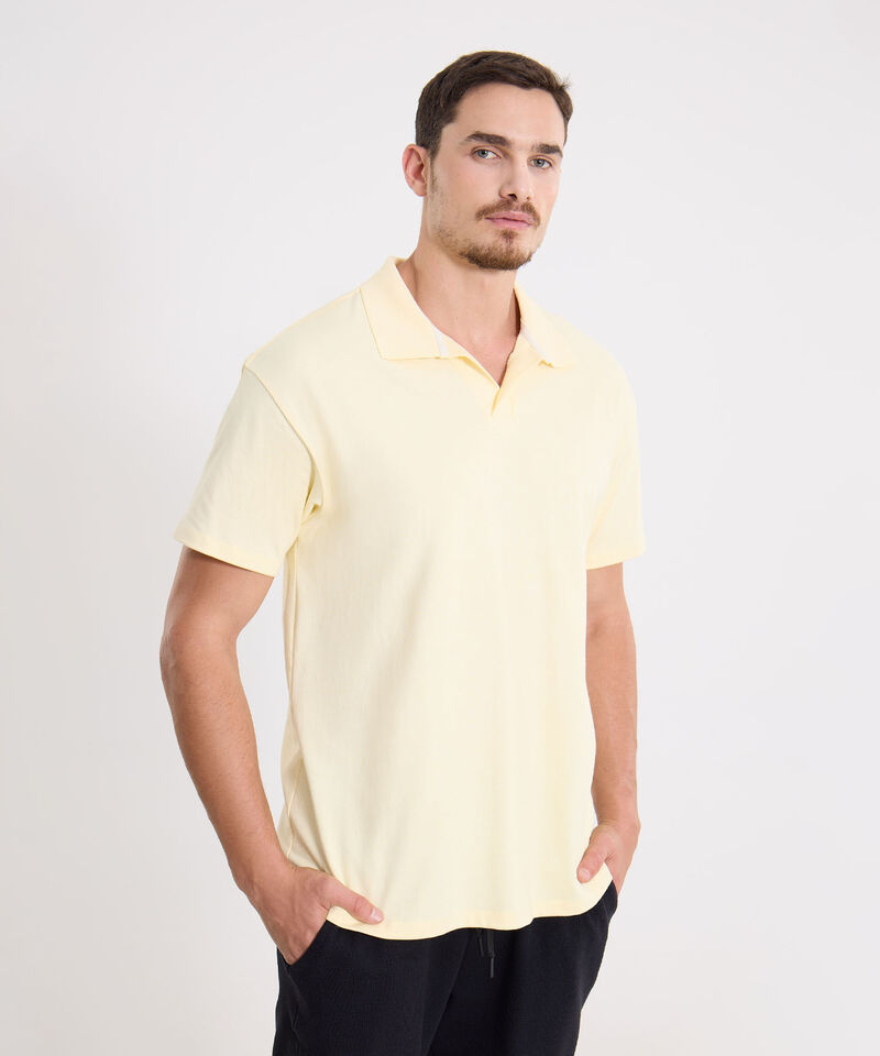 Polo Para Hombre Amarillo