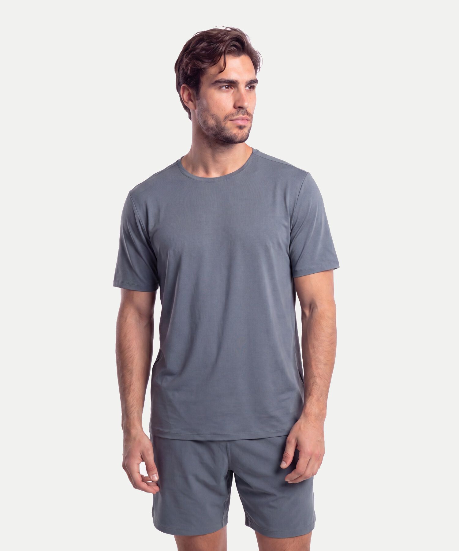 Camiseta Para Hombre Gris