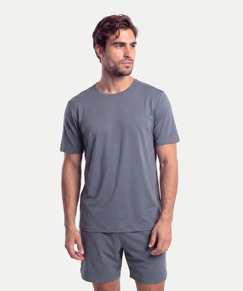 Camiseta Para Hombre Gris