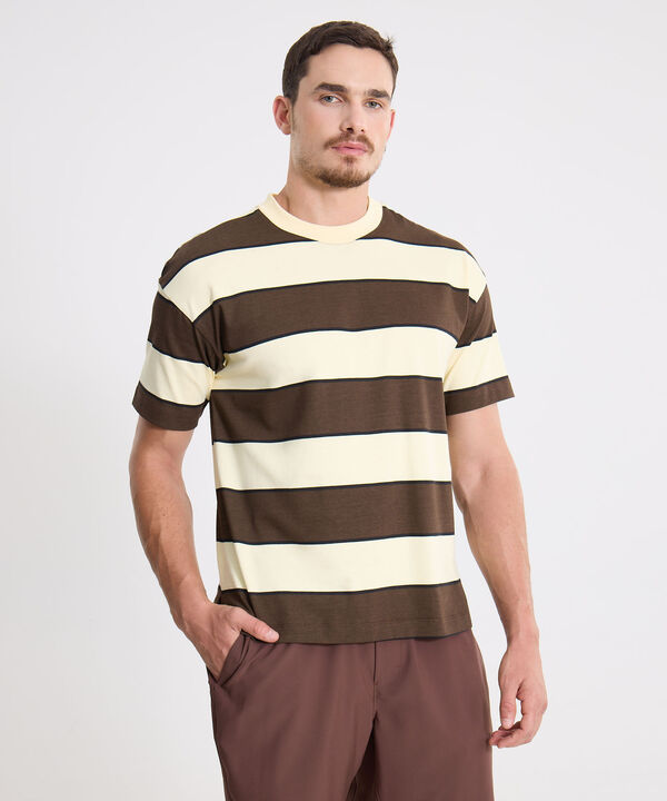 Camiseta Para Hombre Cafe