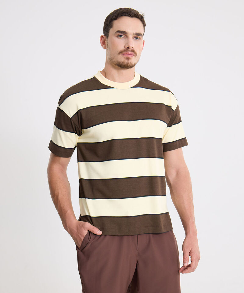 Camiseta Para Hombre Cafe