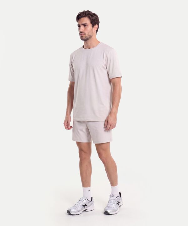 Camiseta Para Hombre Beige