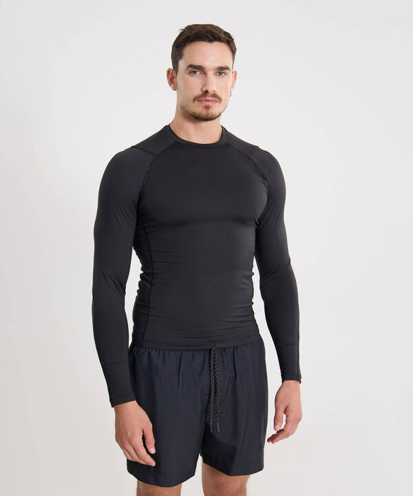 Camiseta Para Hombre Negro image number null